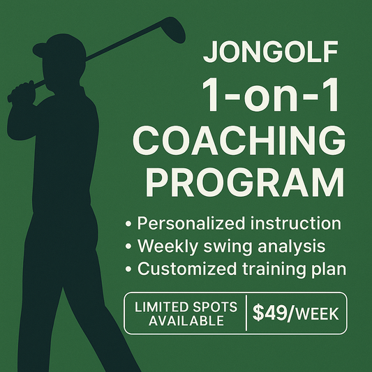 JONGOLF 1-on-1 Coaching Program